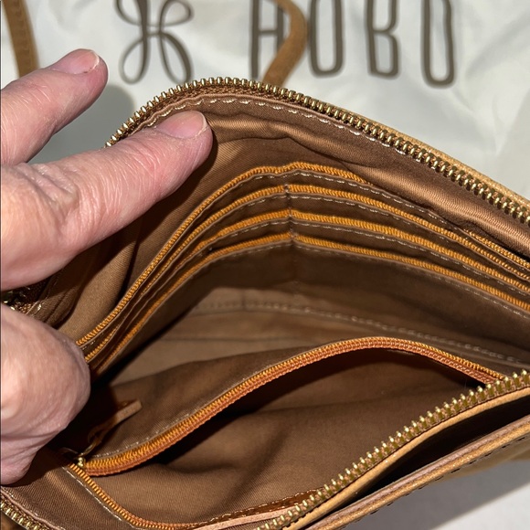 HOBO Brown Leather Crossbody Bag - Picture 5 of 7